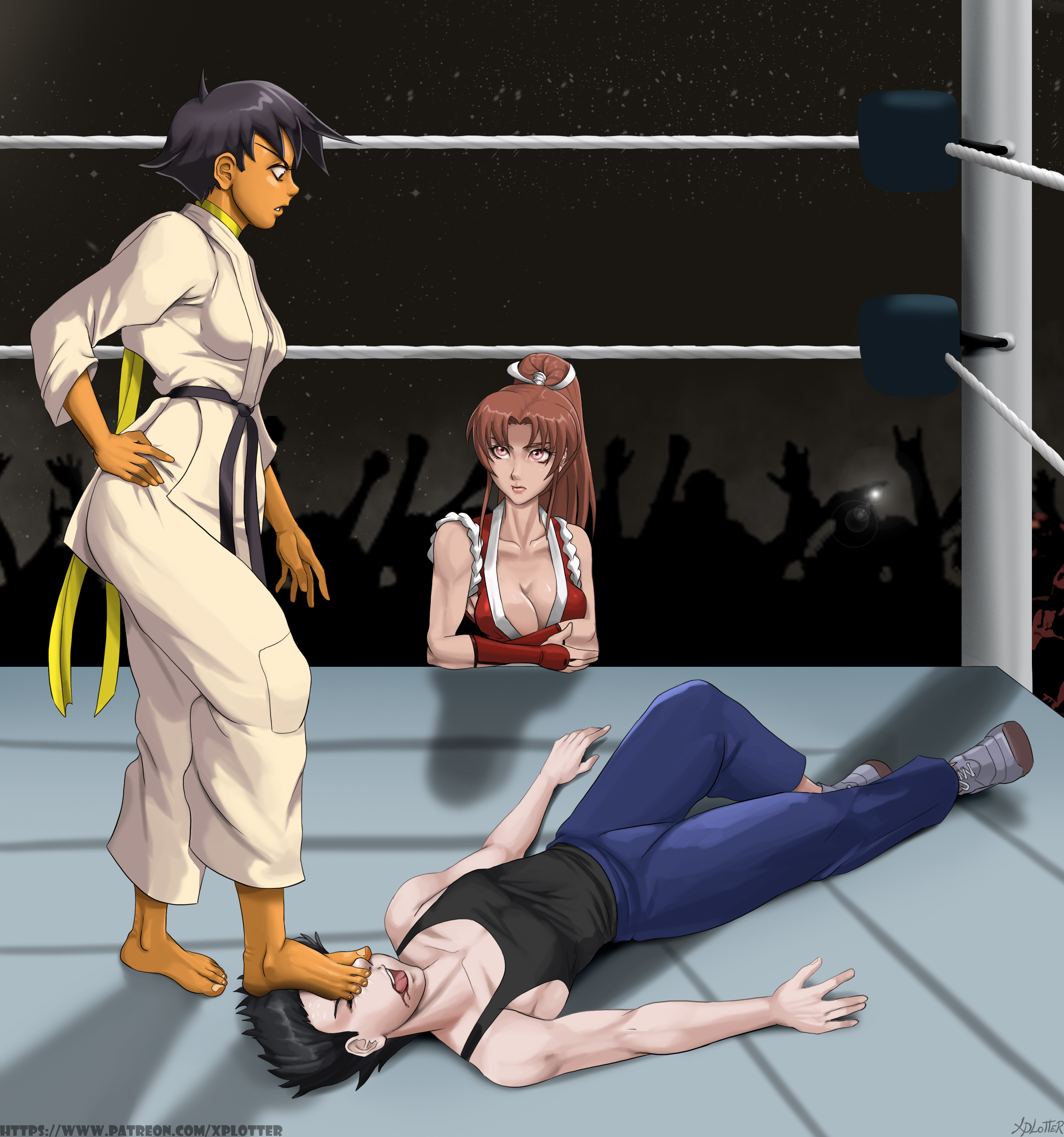 Makoto's warm up match