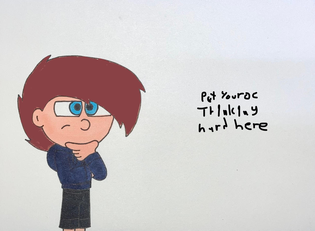 Thinking hard (collab) by ArtistyAnthony on DeviantArt