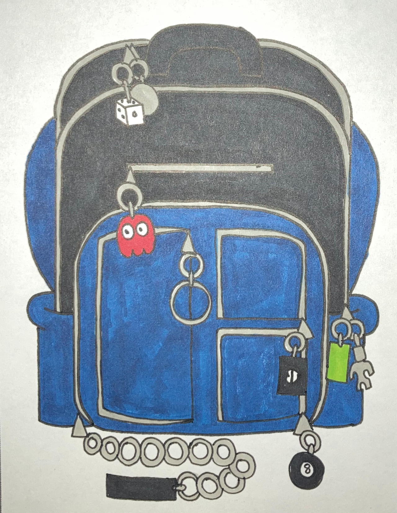 Backpack Yart My backpack by ArtistyAnthony on DeviantArt