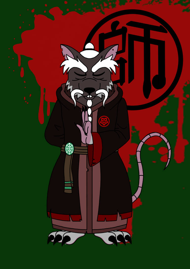 Master Splinter (my own design) by ArtistyAnthony on DeviantArt