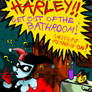 Harley get out of the bathroom