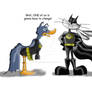 Bugs and Daffy as Batman and...Batman.