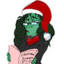 Elphaba singing christmas carols