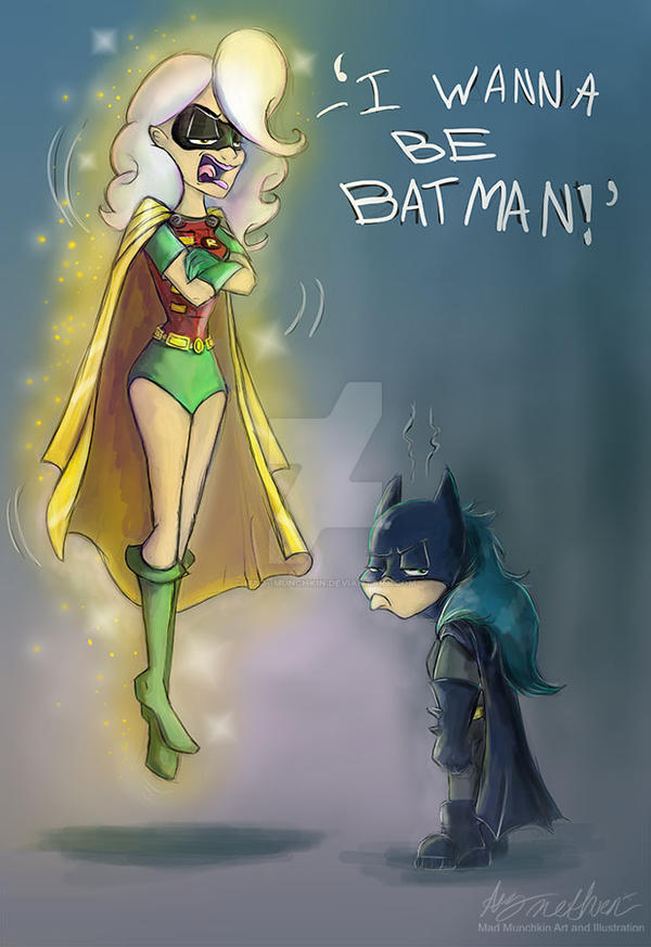 Maddy And Mary Sue as Batman And Robin by Mad--Munchkin on DeviantArt