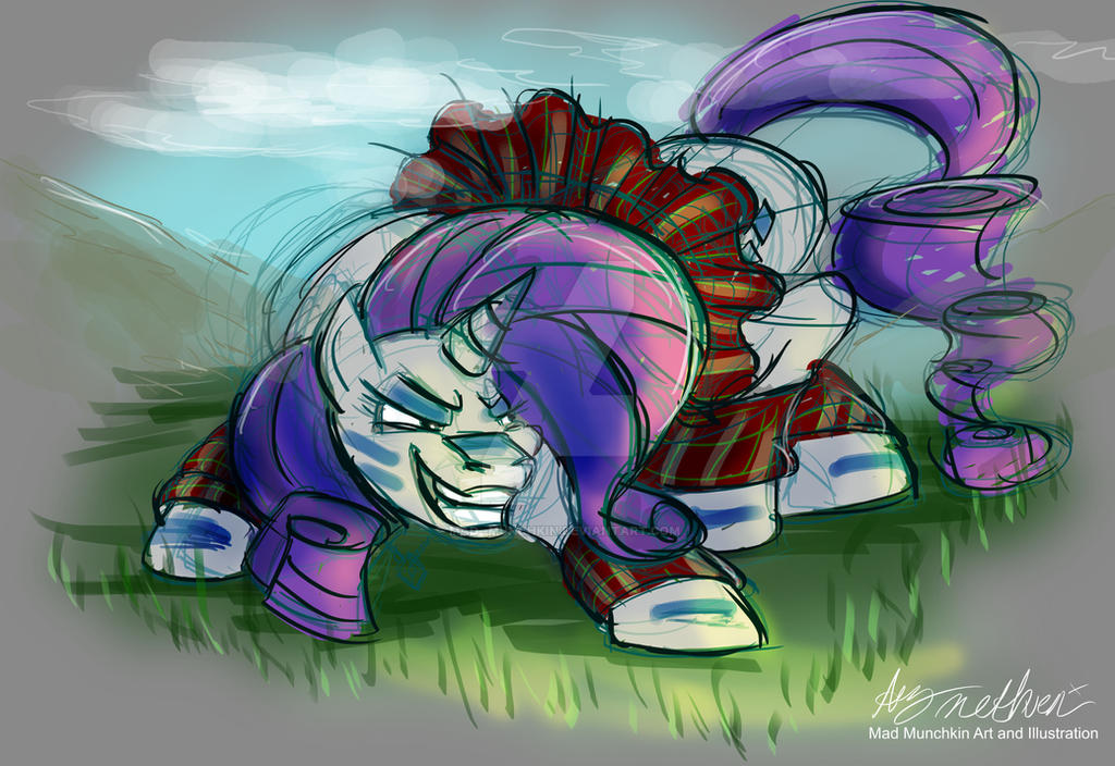 30 Minute Draw Challenge, Rarity Scottish Warrior