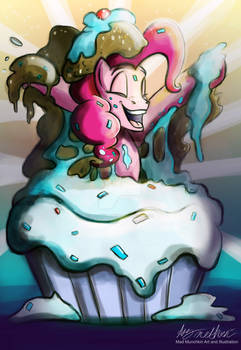 Pinkie Pie Cupcake burst