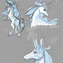 The Last Unicorn Amalthea Sketch Dump