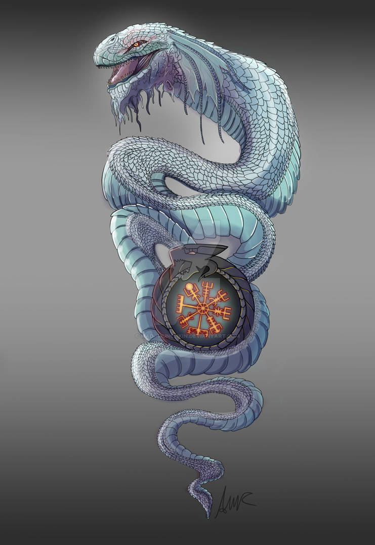 Commission Jormungandr, God of War by MadMunchkin on DeviantArt