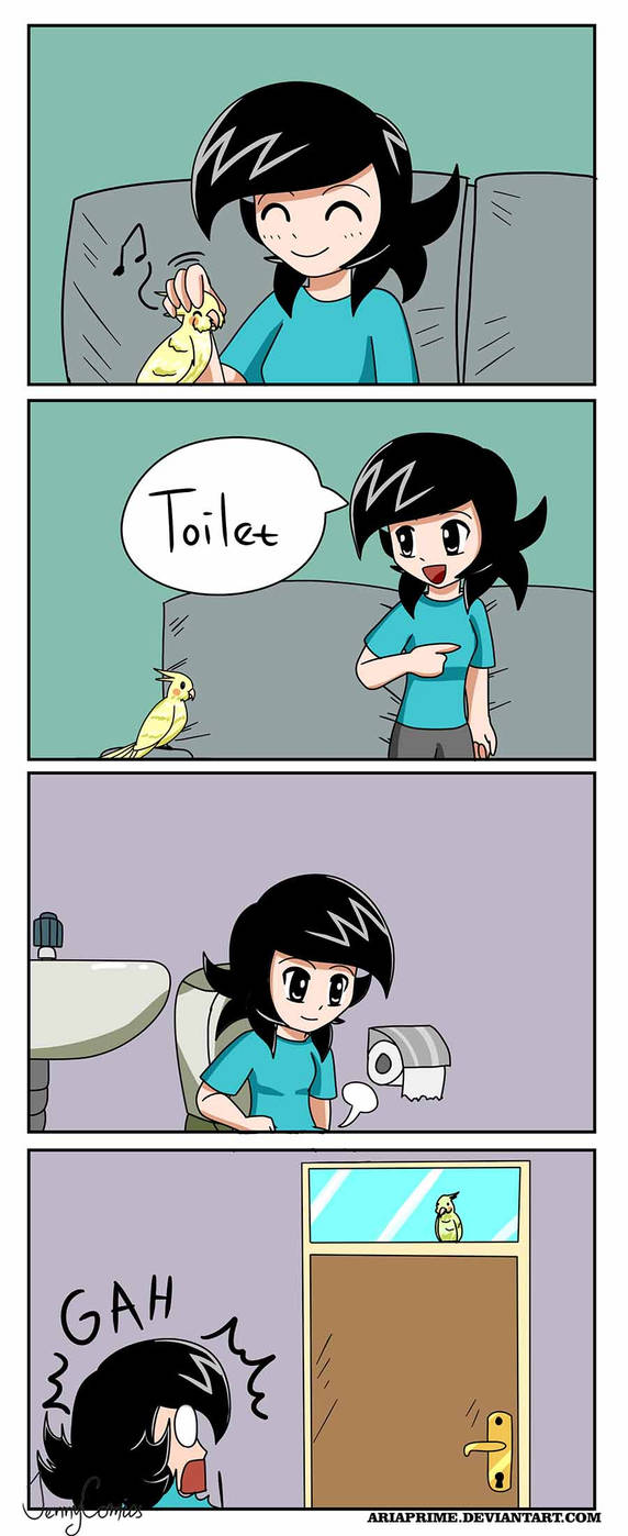 Mini Comics Toilet by AriaPrime on DeviantArt
