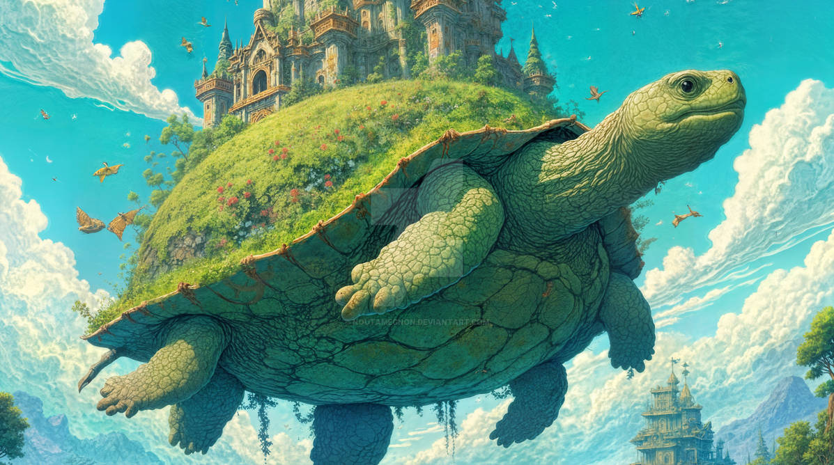Giant Turtle Castle by noutamegnon on DeviantArt