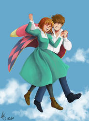 Sakura+Syaoran - Howl's Moving Castle AU