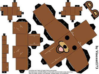 Pedo bear Papercraft