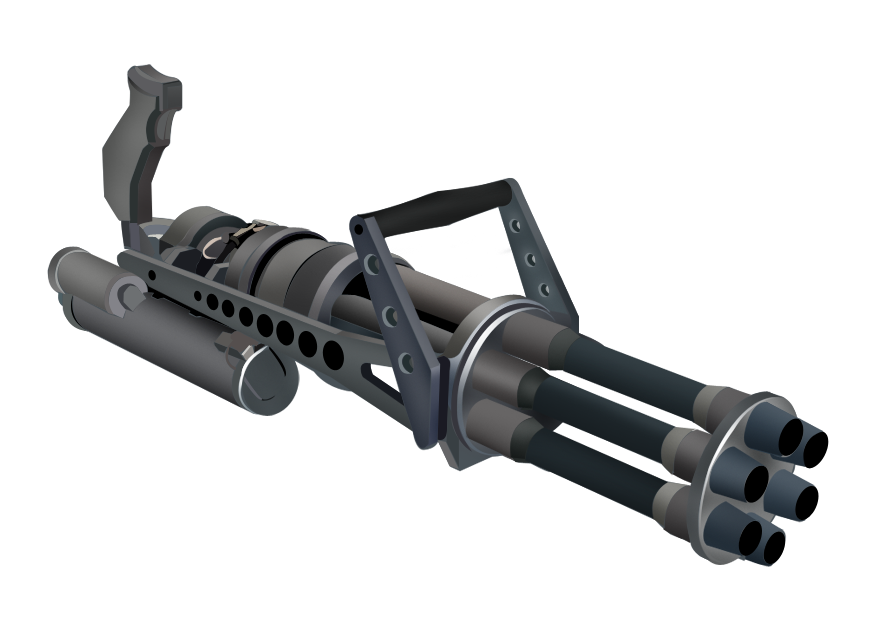 Illustration Mini gun by WiltaxDesign on DeviantArt