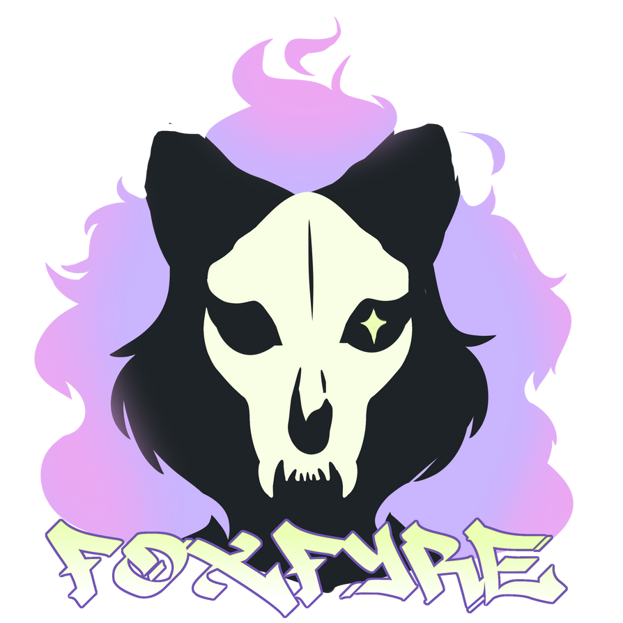 FOXFIRE logo | Lineless, w text by QueenARPG on DeviantArt