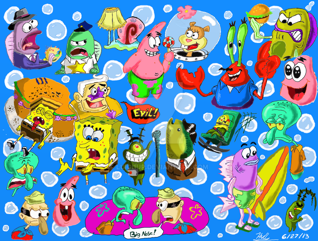 Spongebob Practice by Luigi1up on DeviantArt