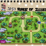 Forest Of Illusion Map