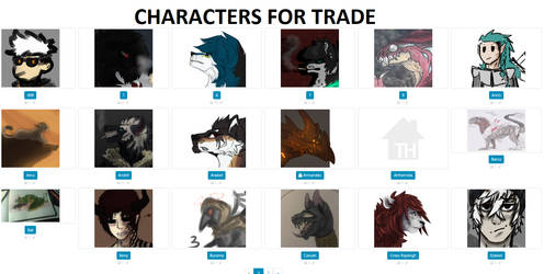 CHARACTERS FOR TRADE