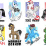 Some pony badges