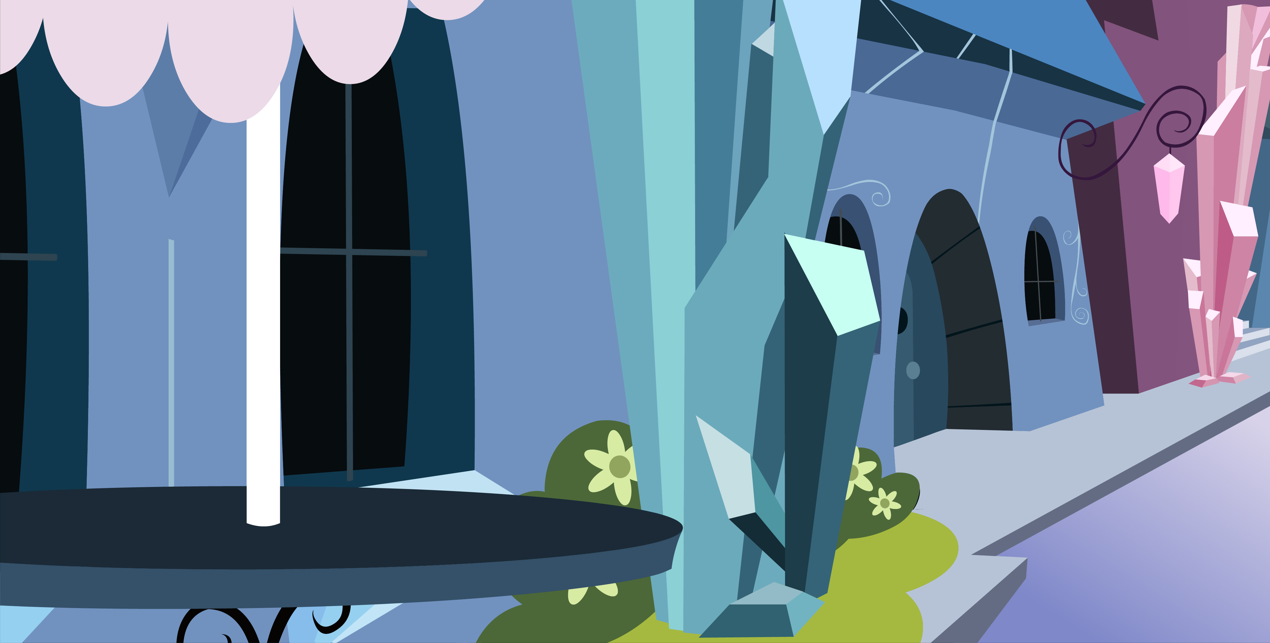 MLP Background: Crystal Empire street