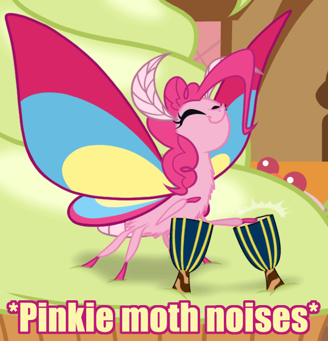 *Pinkie-moth noises*