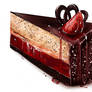 strawberry-chocolate cake