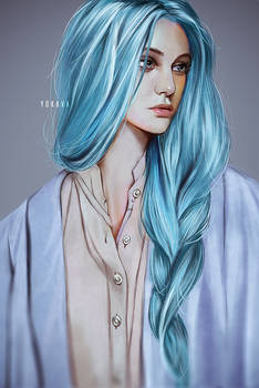 Blue hair (study)
