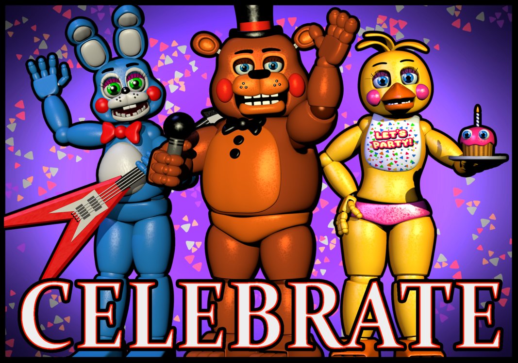 Celebrate Poster FNaF 2 by Jiolns on DeviantArt
