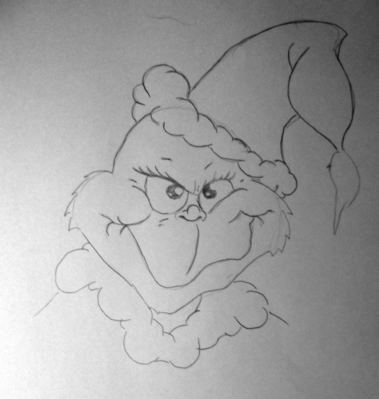 #DailySketchChallenge Grinch