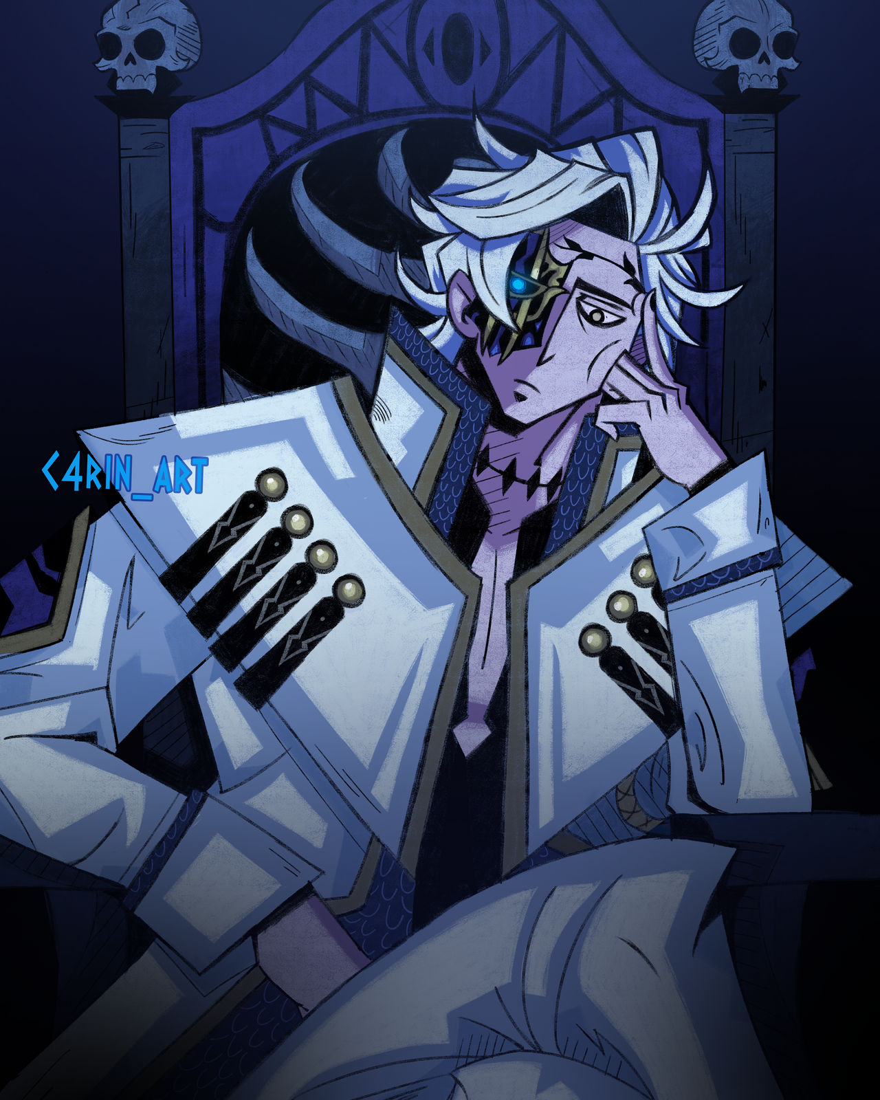 FANART HADES RECORD OF RAGNAROK by C4rinArt on DeviantArt