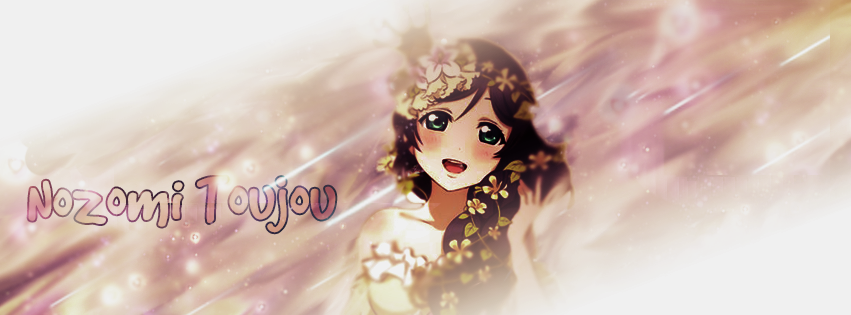 Nozomi Toujou Signature Banner! (Requested)