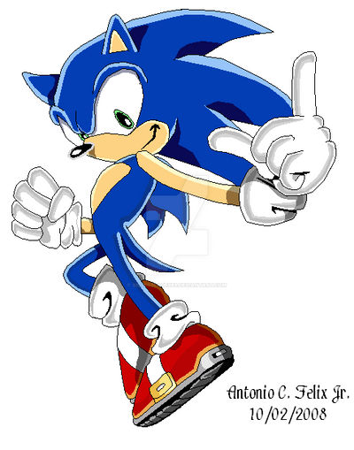 My MSPAINT Sonic -COMPLETE-