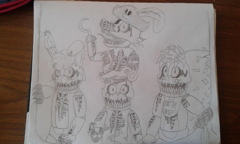 The htf nightmare animatronics by Mary-Volt-htf on DeviantArt