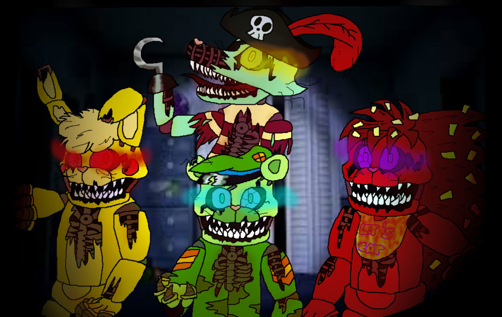 The nightmare htf animatronics(htfx fnaf) by Mary-Volt-htf on DeviantArt