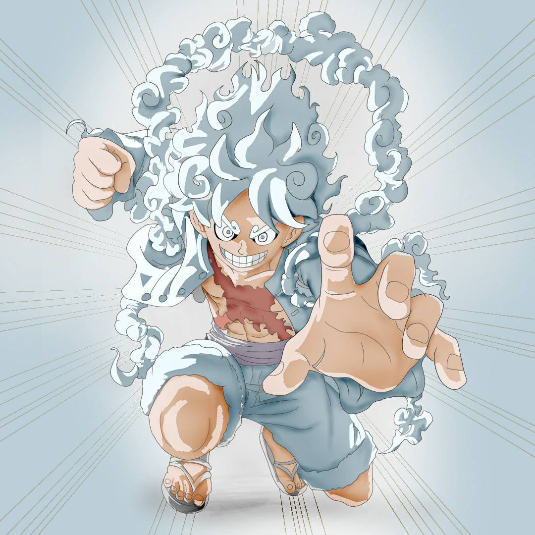 Gear 5 Luffy: RECOLOR by greciiagzz on DeviantArt