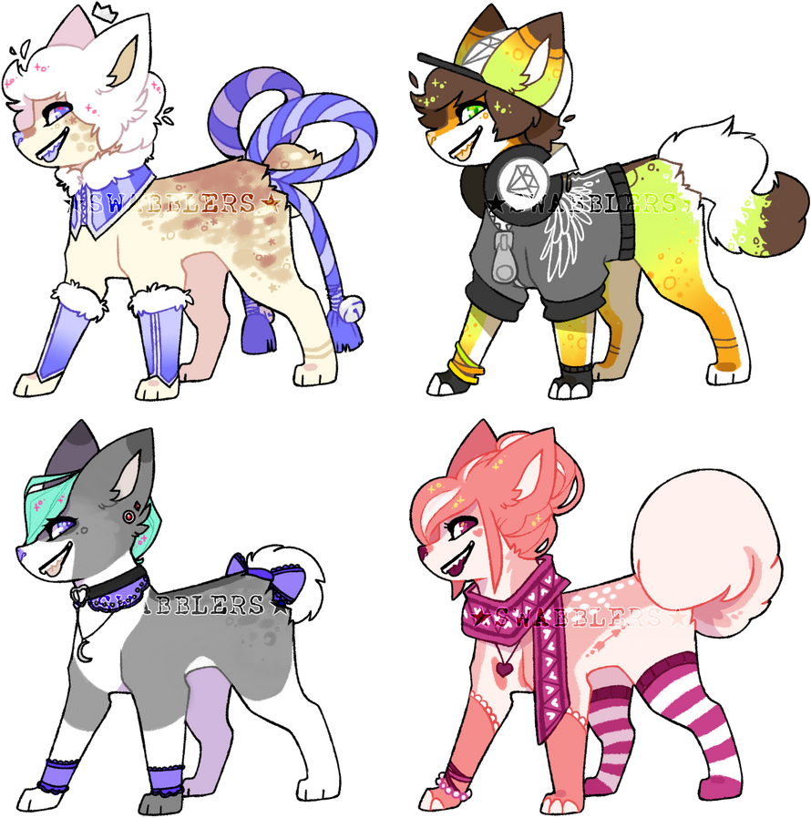 DOGS batch #1 SOLD by swabblers on DeviantArt