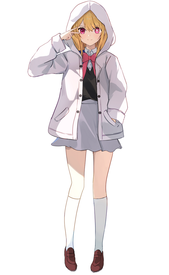 Oshi no Ko (Hoshino Ruby) Render by minhchauk1k on DeviantArt