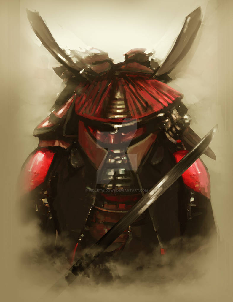mech samurai doodle by VioletWidows on DeviantArt