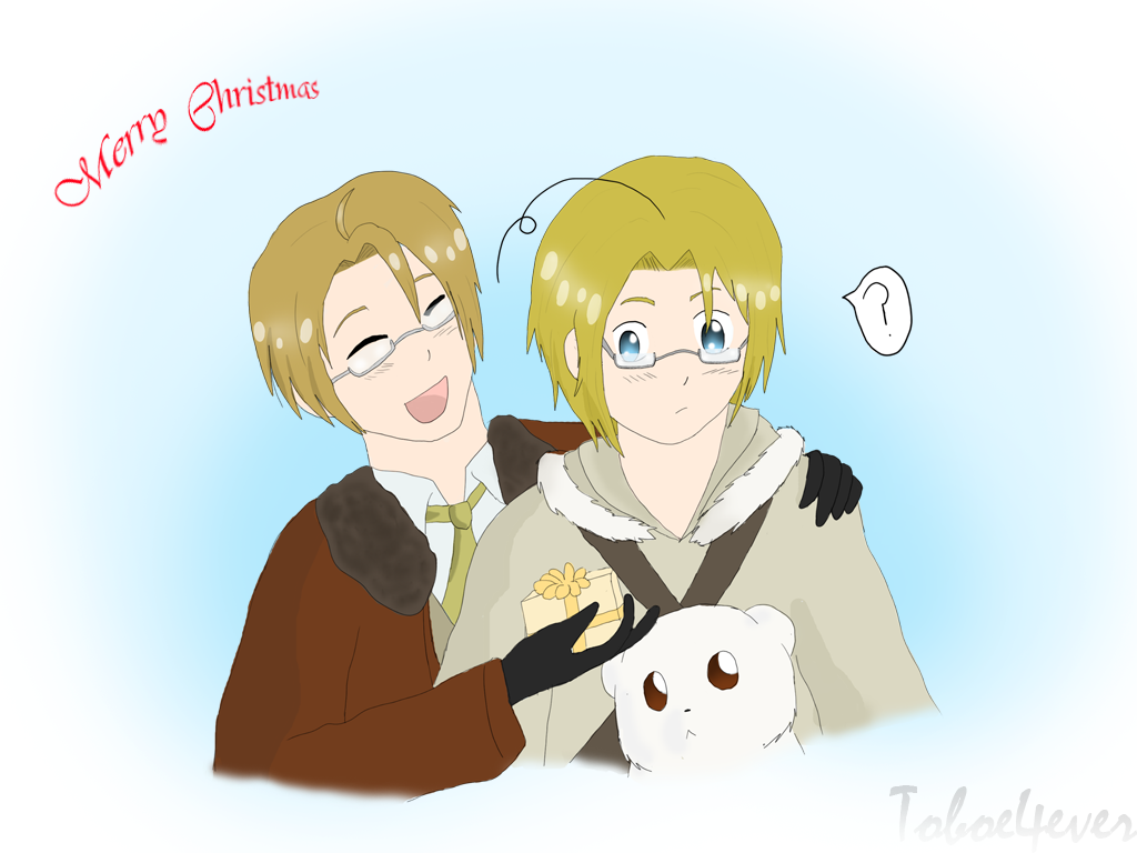 Hetalia - America and Canada - Christmas