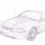 Mustang Sketch...