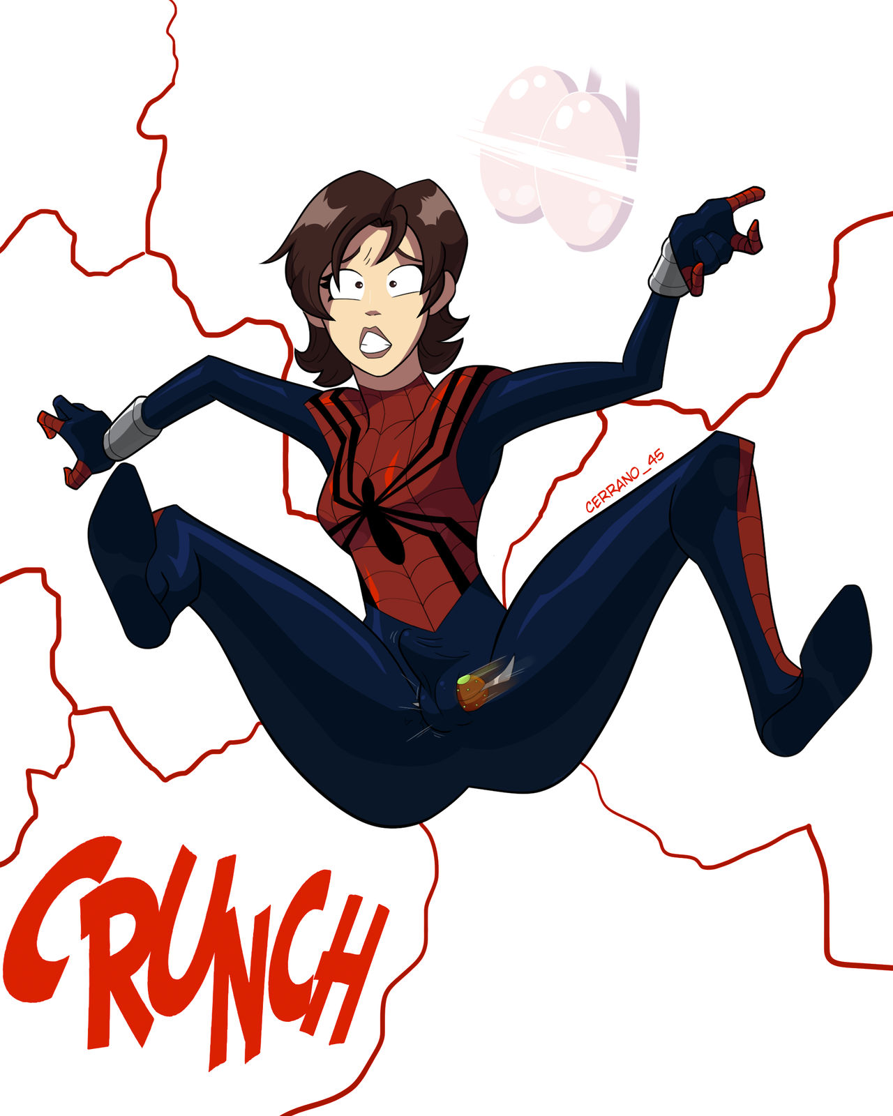 Spider Girl Futanari Ballbusting By Cerrano45 On Deviantart