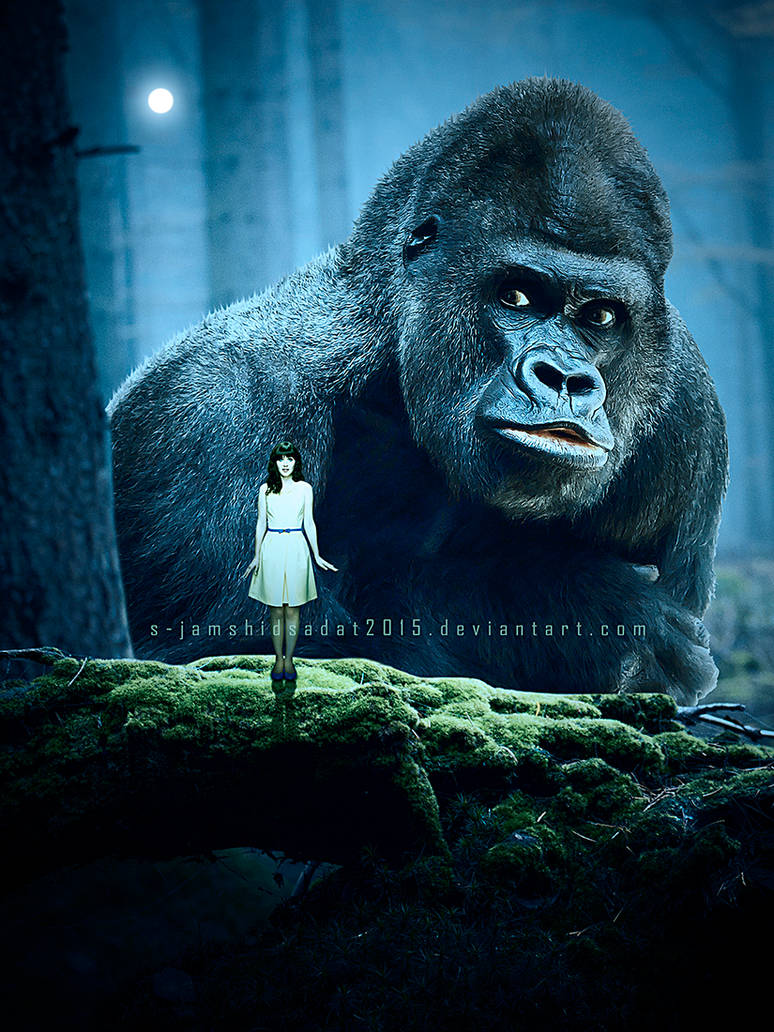 A Moony Night for KING KONG by S-JamshidSadat2015 A Moony Night for KING KONG by S-JamshidSadat2015