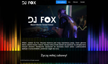 Layout Music Website