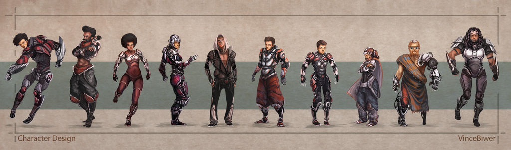 Character Design by BiwerVincent on DeviantArt