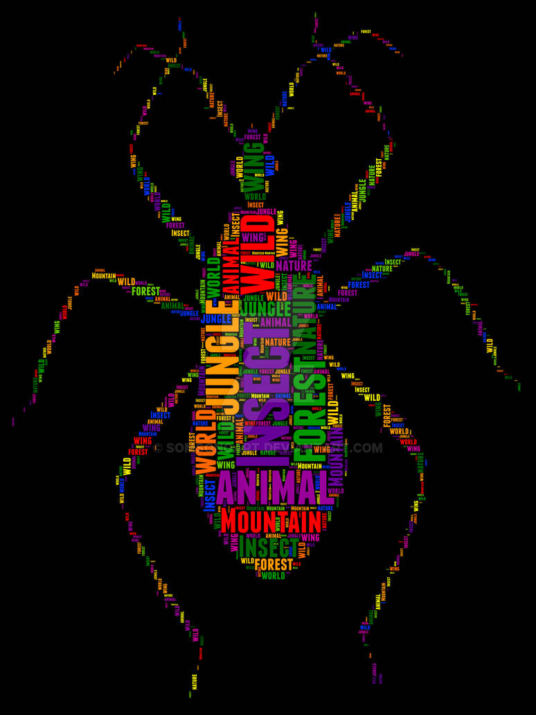 Insect 7 typography by somsongart on DeviantArt