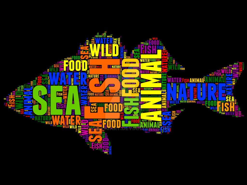Fishnet Typography Fish 4 typography by somsongart on DeviantArt