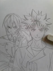 Food wars sketch by Kenichi darkheart