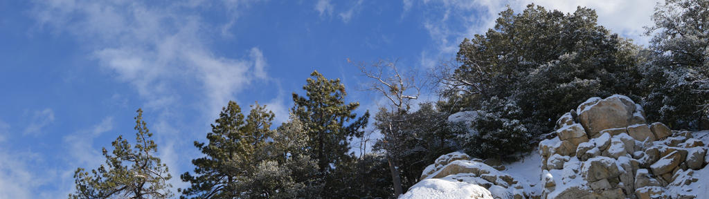 Mountain Snow Dual Monitor Wallpaper 3840 x 1080