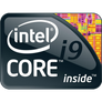 Intel Core i9 Inside Logo Black