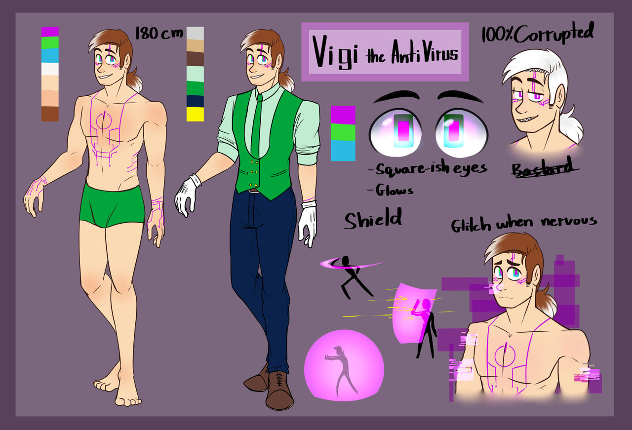 Vigi ref sheet by VinnyBox on DeviantArt