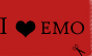 I Love Emo stamp